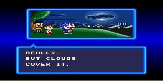 Screenshot Thumbnail / Media File 1 for Doraemon 4 - Nobita to Tsuki no Oukoku (Japan) [En by Sgt. Bow v0.94b] (~Doraemon 4 - In the Moon Kingdom)